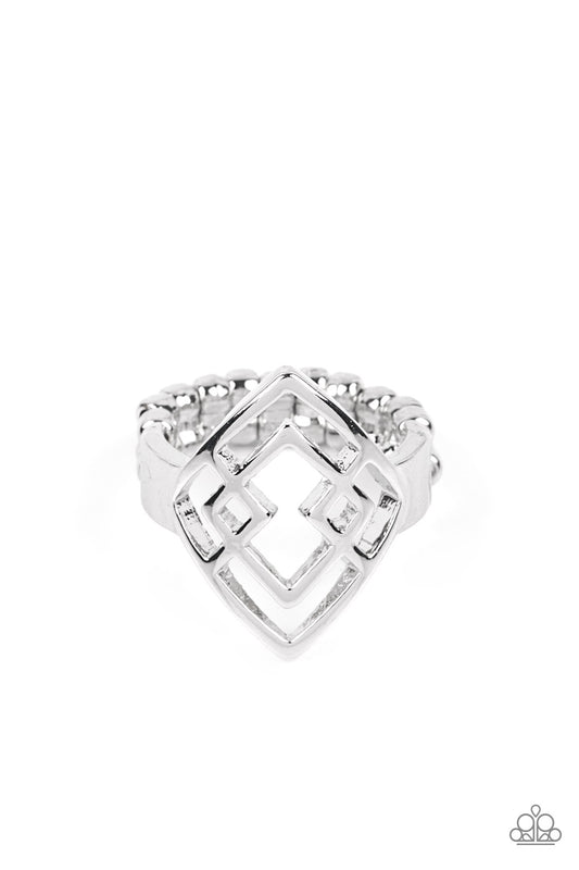 Paparazzi Ring Diamond Duo - Silver