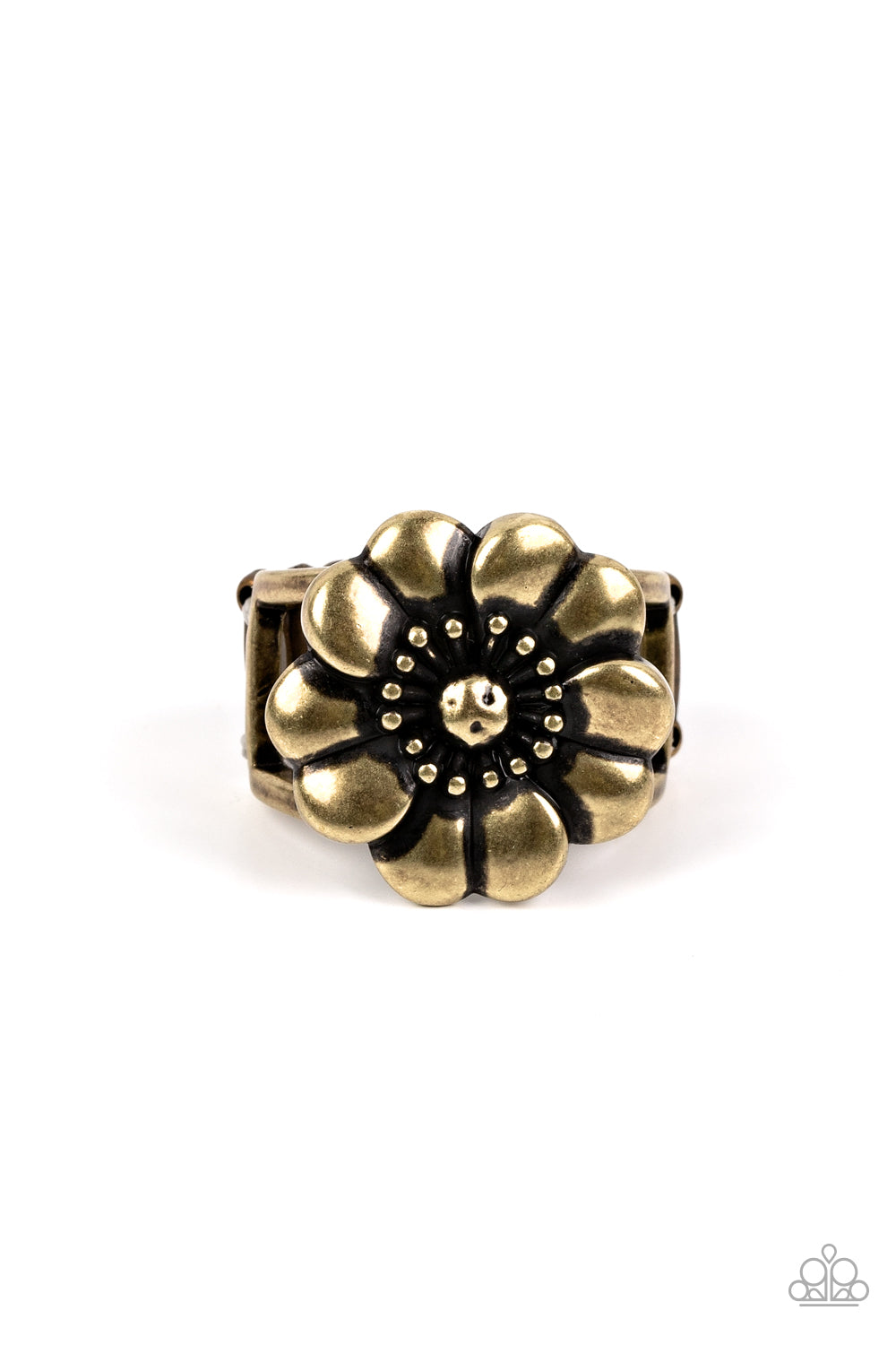 Paparazzi Ring Floral Farmstead - Brass