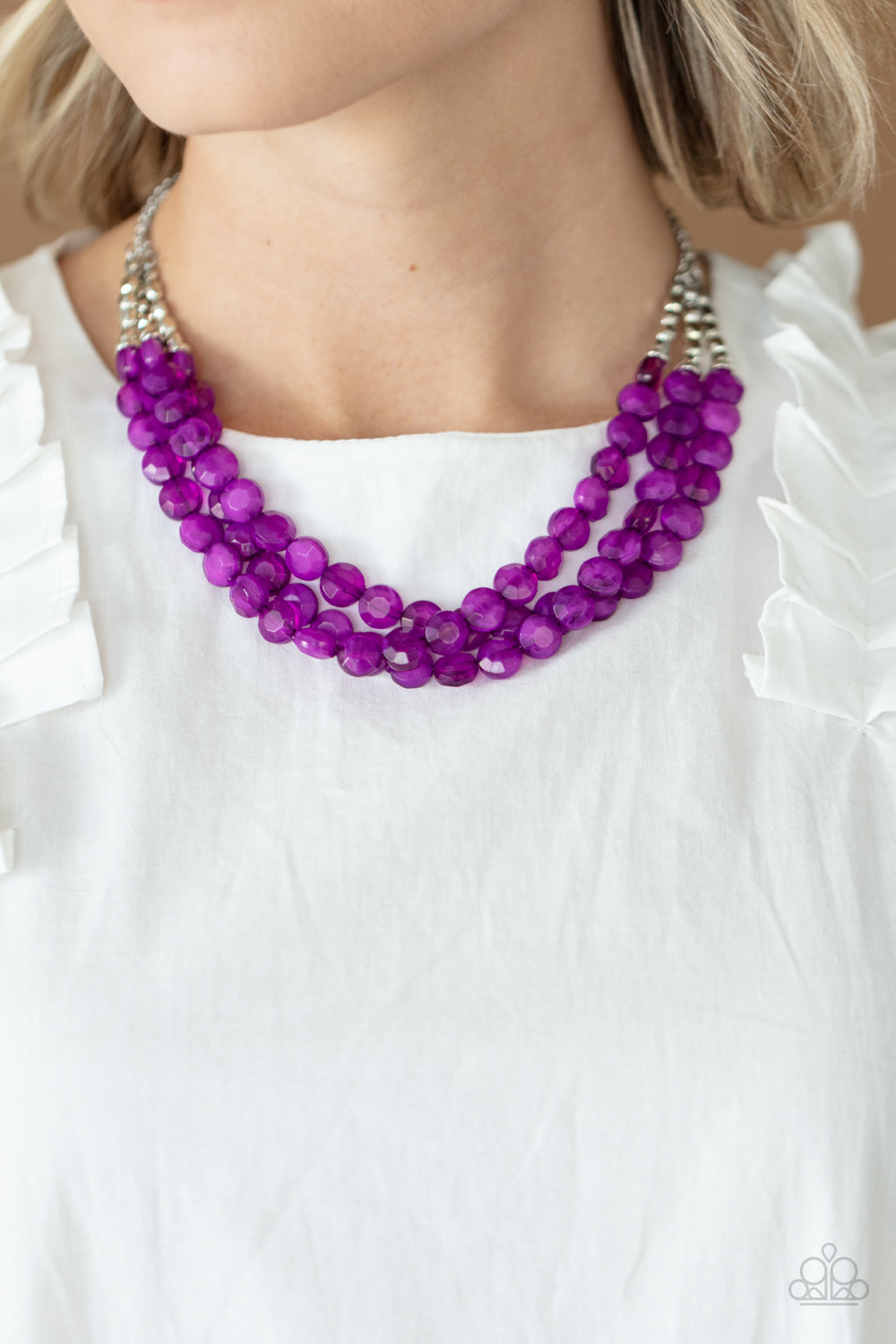 Paparazzi Necklace Pacific Picnic - Purple