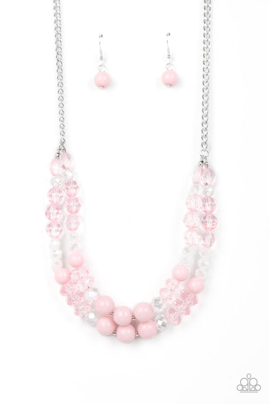 Paparazzi Necklace Vera-CRUZIN - Pink