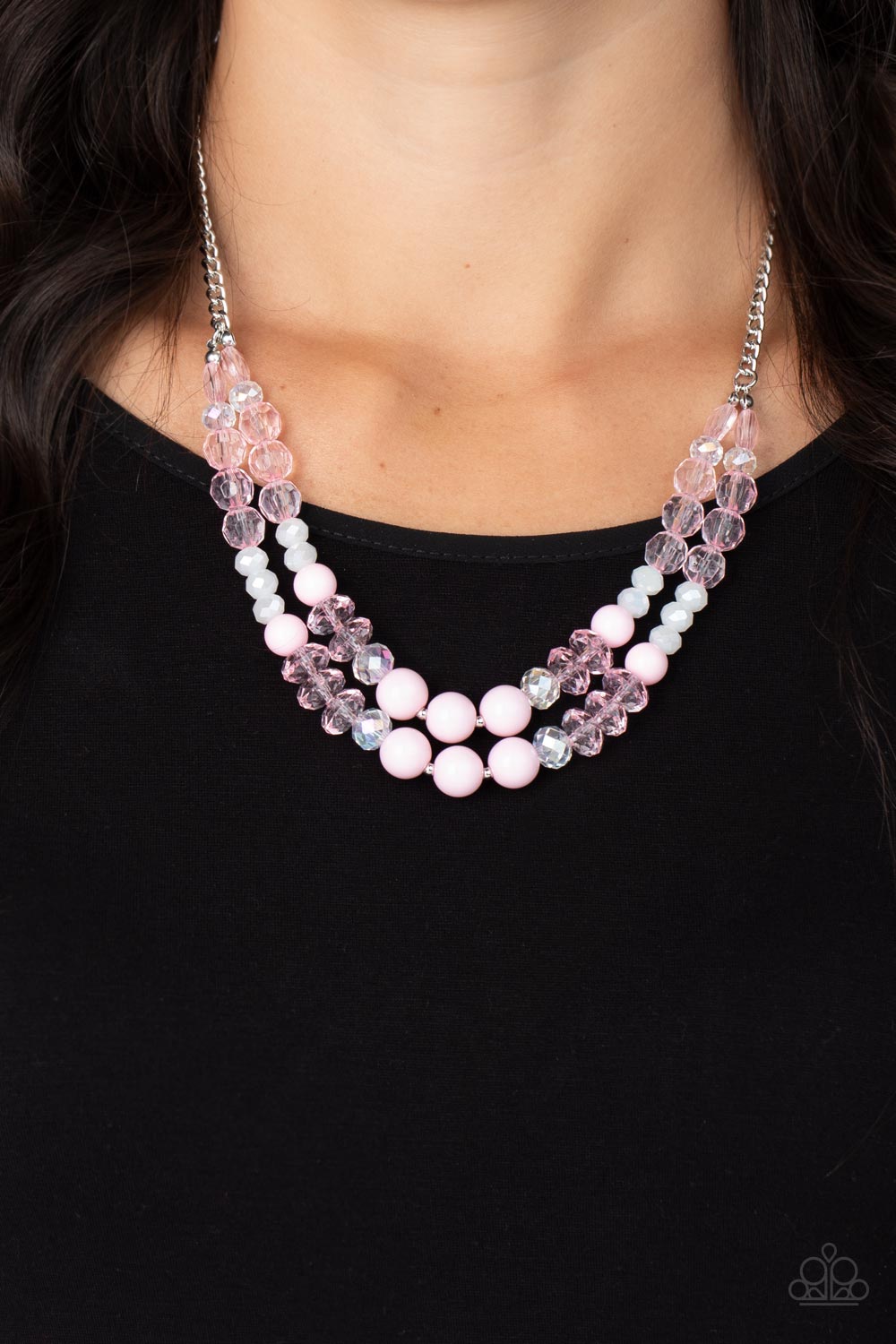 Paparazzi Necklace Vera-CRUZIN - Pink