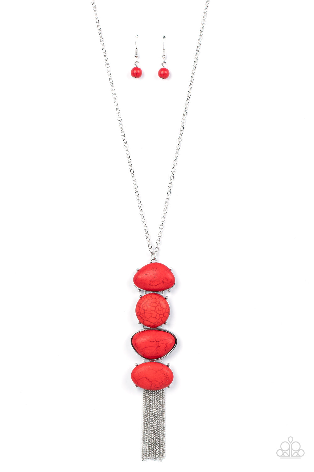 Paparazzi Necklace Hidden Lagoon - Red