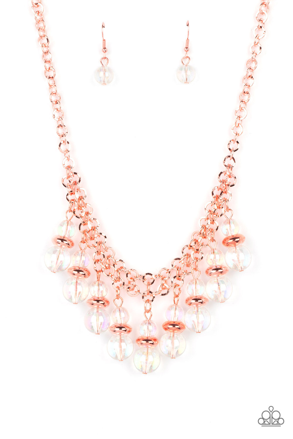 Paparazzi Necklace Deep Space Diva - Copper