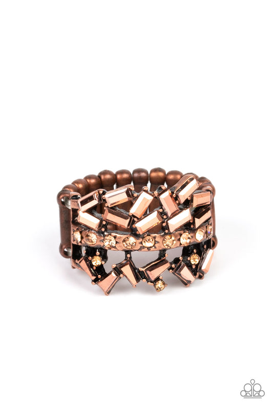 Paparazzi Ring Scattered Sensation - Copper