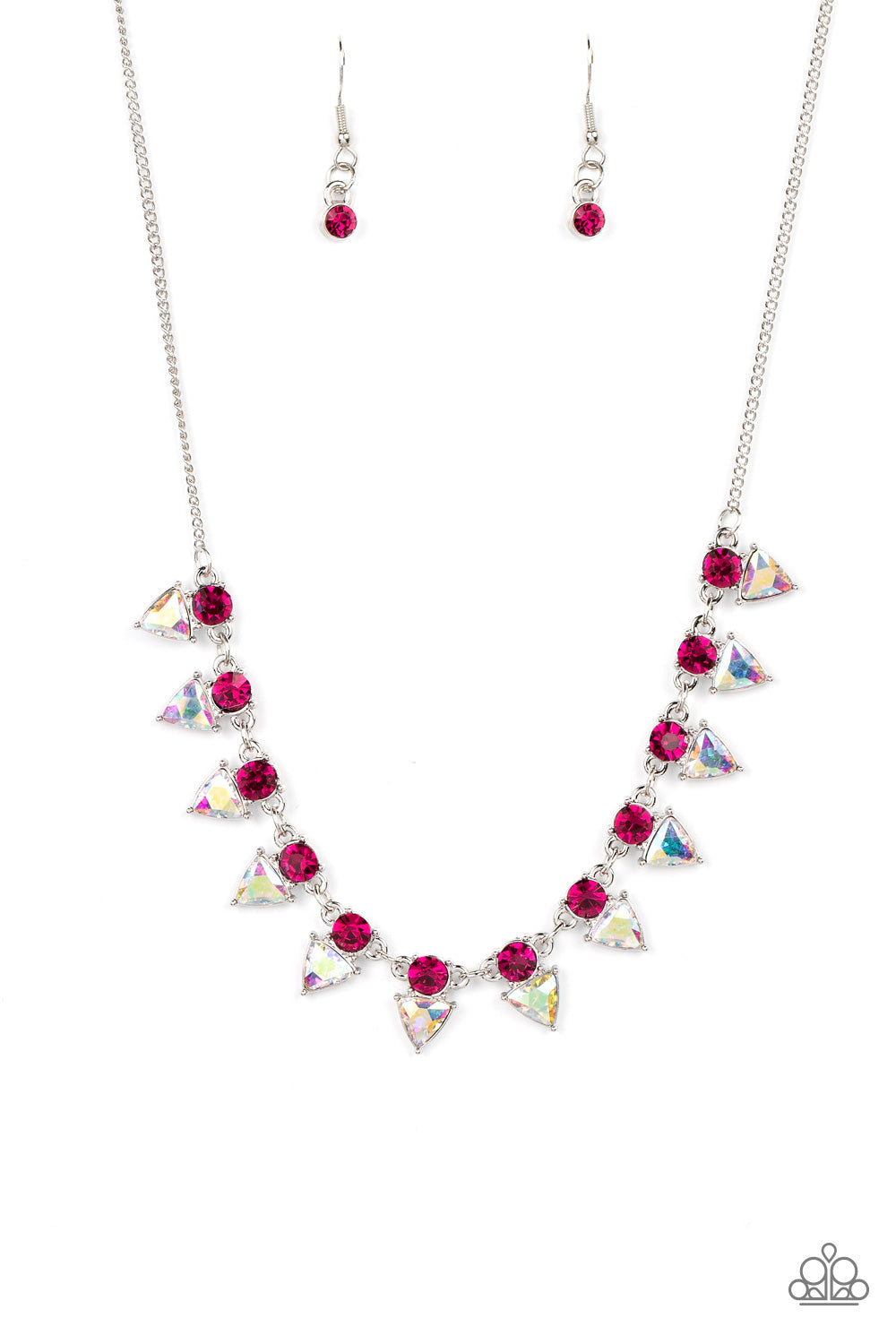 Paparazzi Necklace Razor-Sharp Refinement - Pink