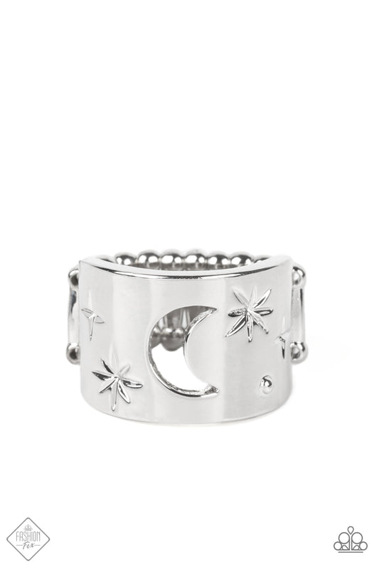 Paparazzi Ring Lunar Levels - Silver