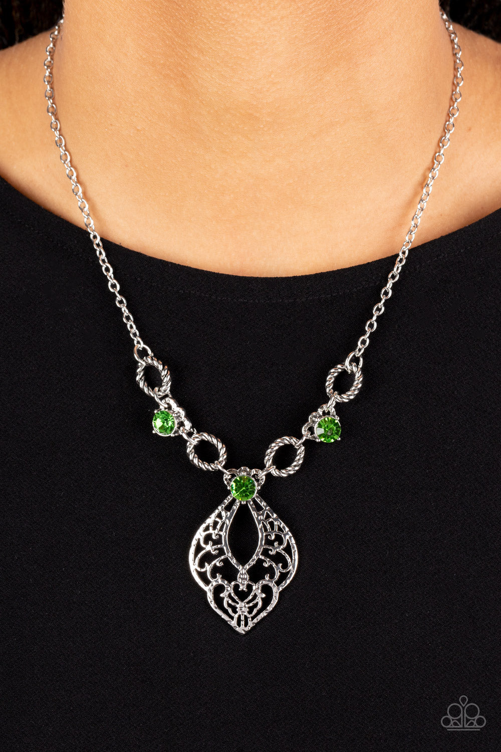 Paparazzi Necklace Contemporary Connections - Green