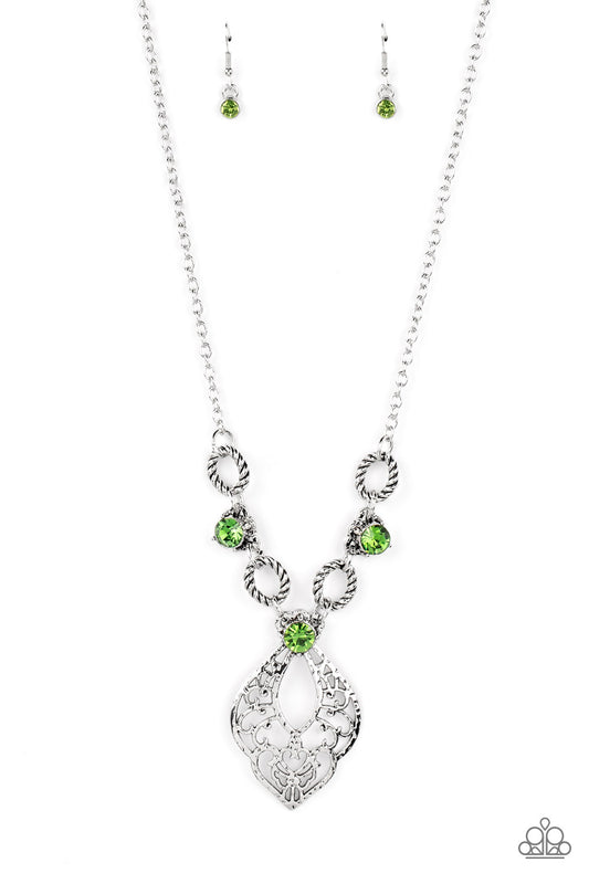 Paparazzi Necklace Contemporary Connections - Green