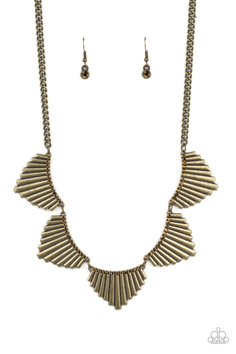 Paparazzi Necklace MANE Street - Brass