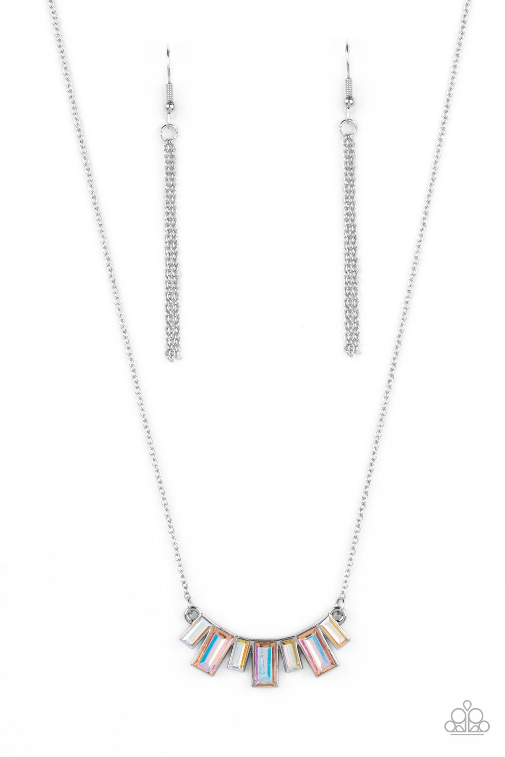 Paparazzi Necklace Hype Girl Glamour - Multi