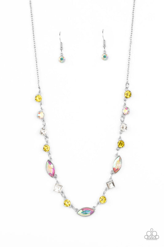 Paparazzi Necklace Irresistible HEIR-idescence - Yellow