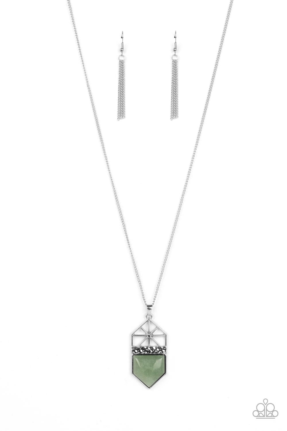 Paparazzi Necklace Trailblazing Talisman - Green