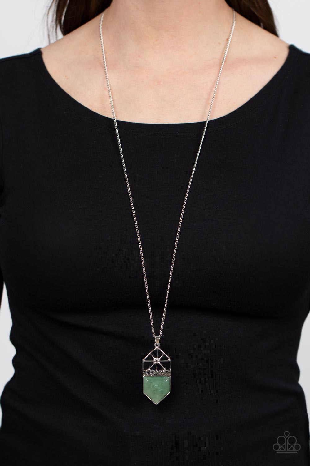 Paparazzi Necklace Trailblazing Talisman - Green