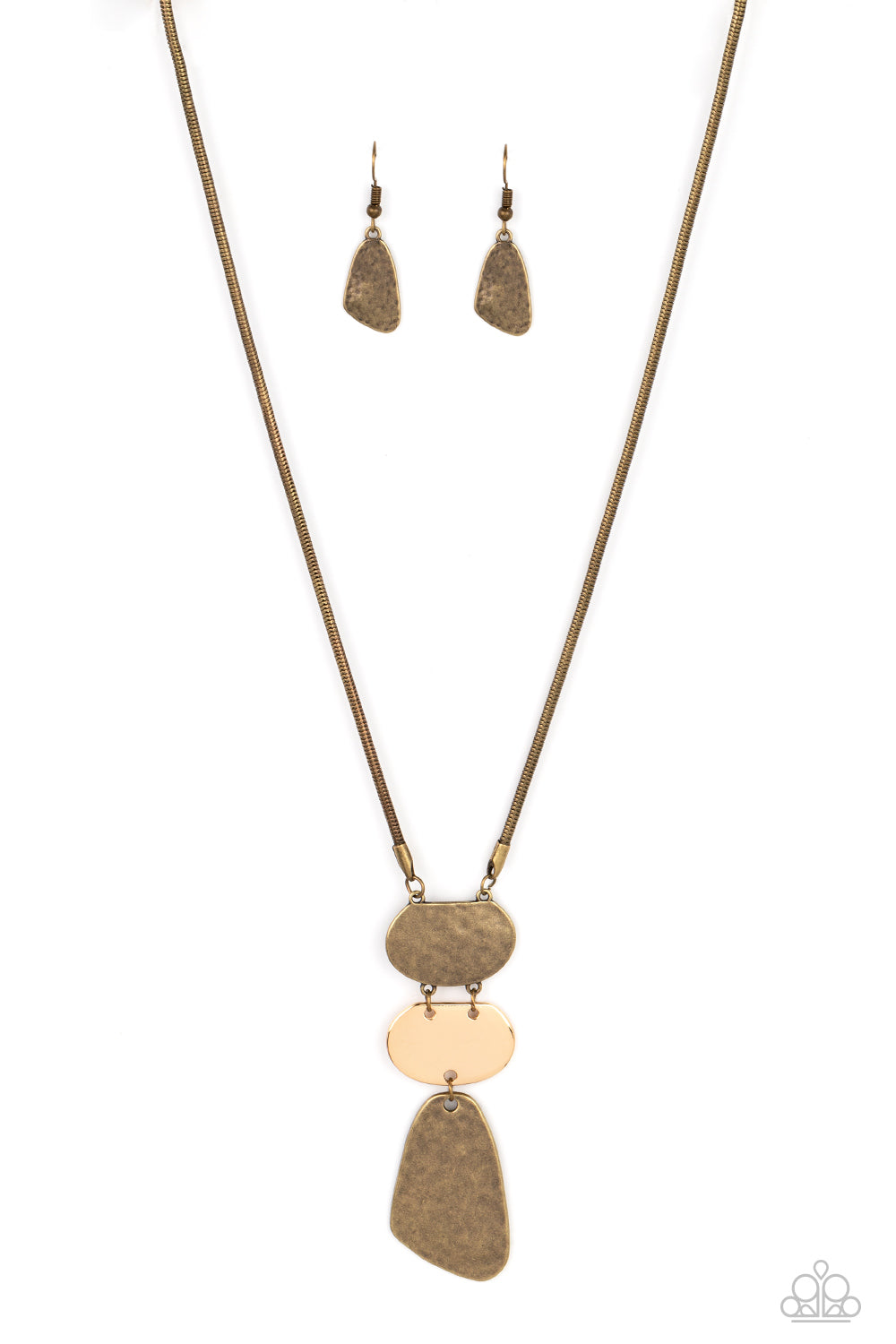 Paparazzi Necklace Riverside Respite - Brass