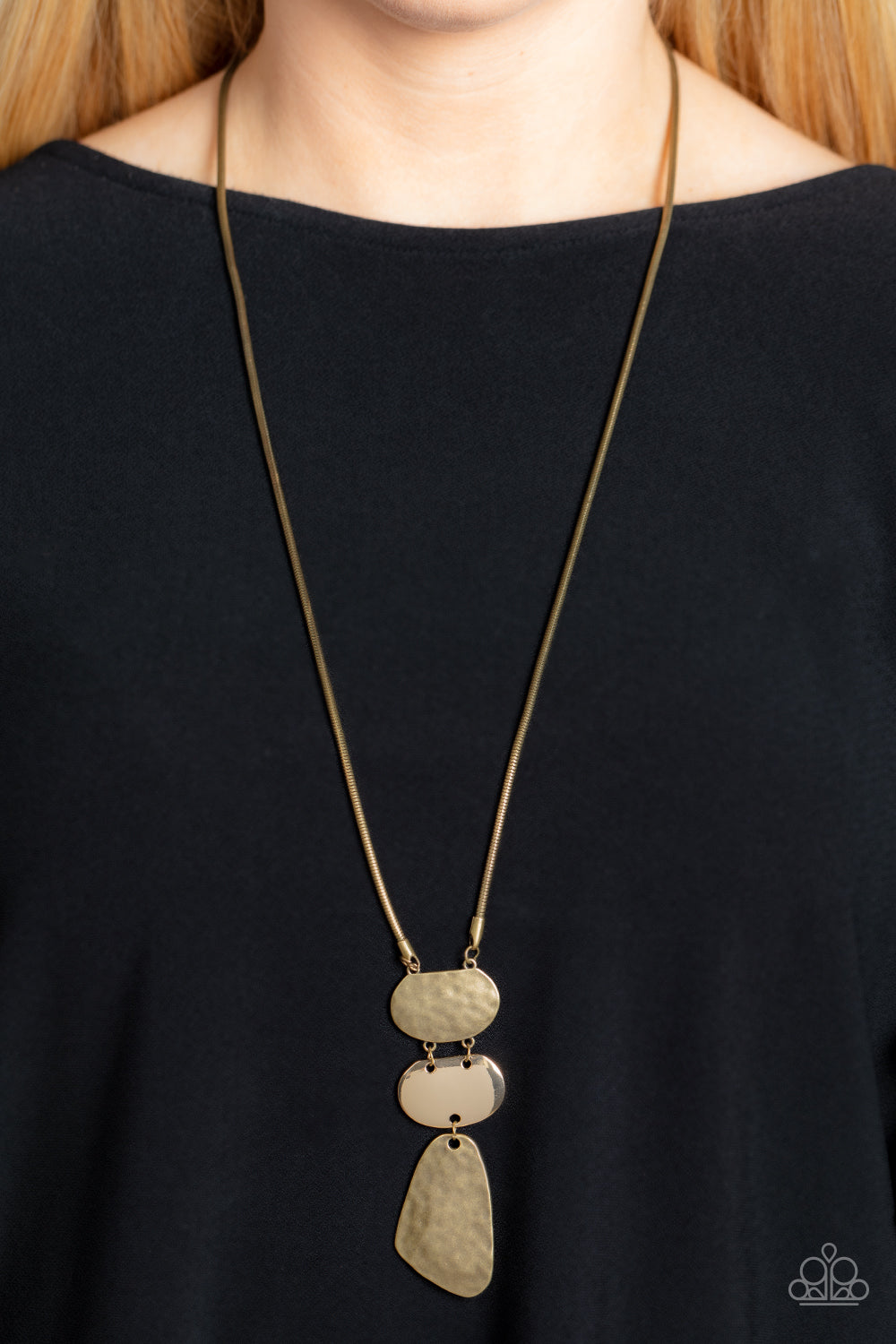 Paparazzi Necklace Riverside Respite - Brass