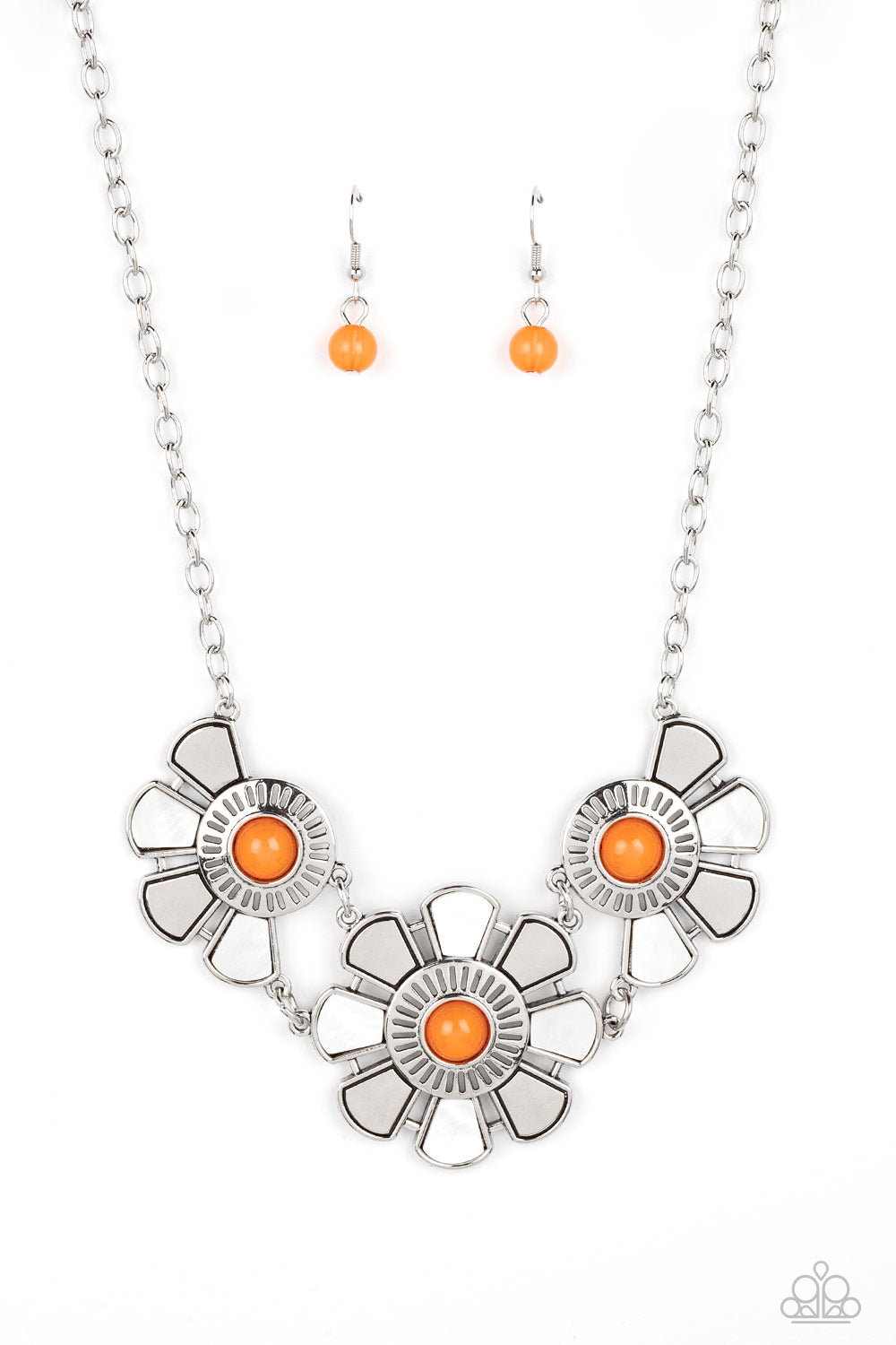 Paparazzi Necklace Aquatic Garden - Orange