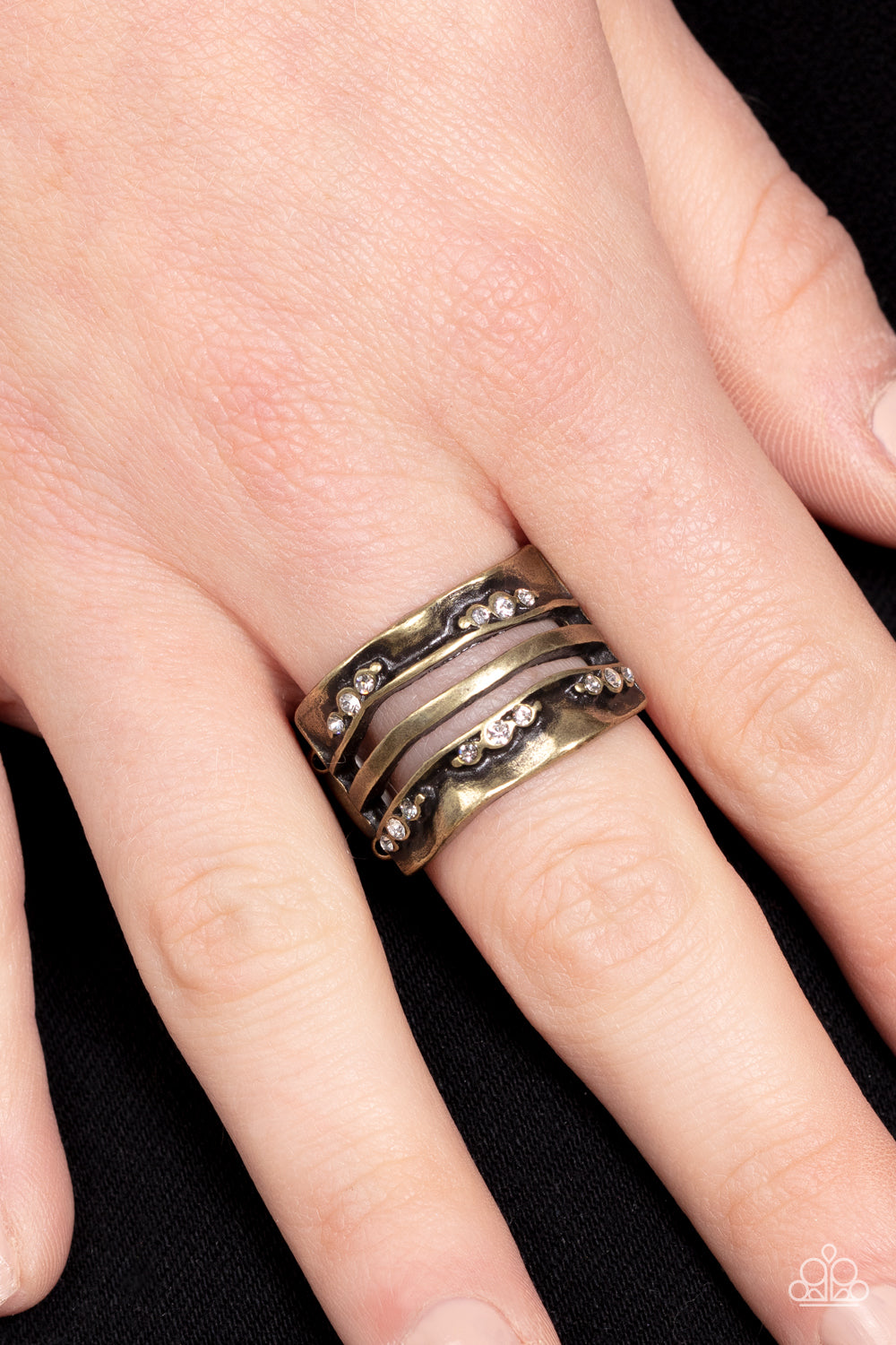 Paparazzi Ring Unexpected Treasure - Brass