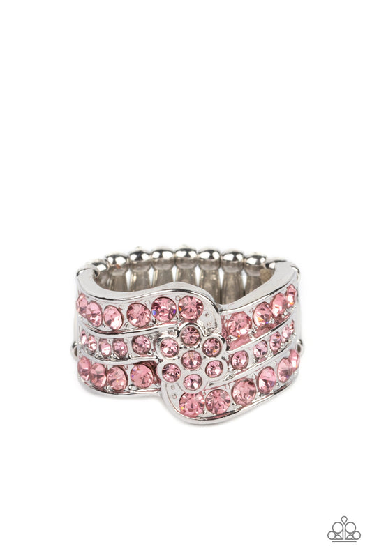 Paparazzi Ring No Flowers Barred - Pink