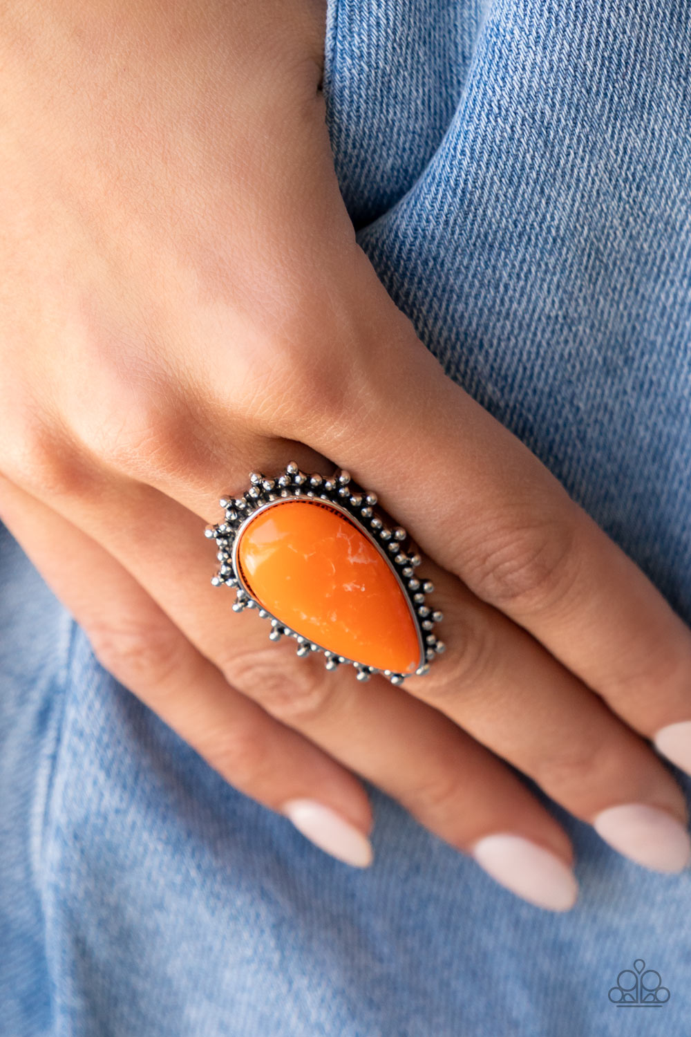 Paparazzi Ring Down-to-Earth Essence - Orange