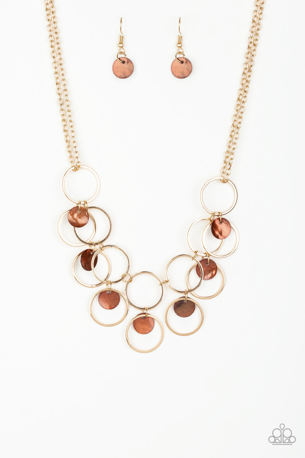 Paparazzi Necklace Ask And You Shell Receive - Brown