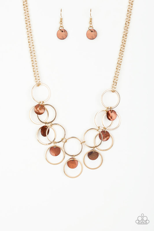 Paparazzi Necklace Ask And You Shell Receive - Brown