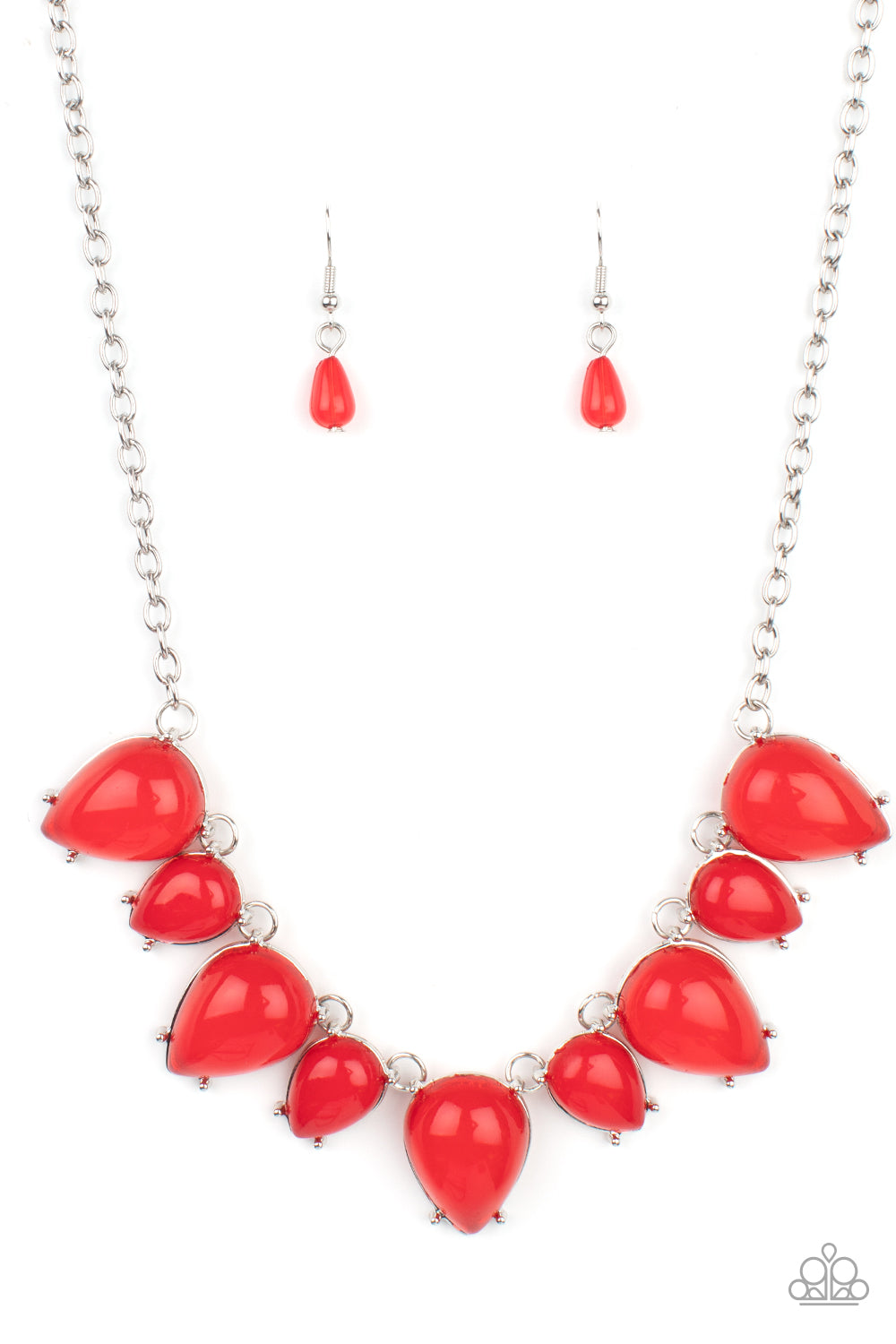 Paparazzi Necklace Pampered Poolside - Red