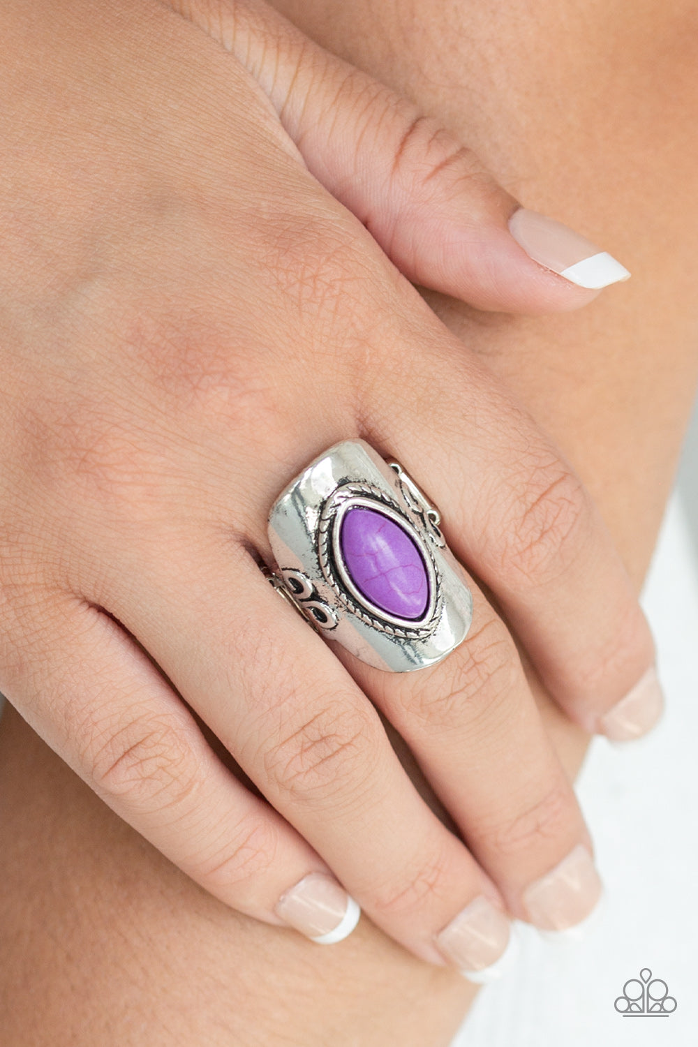 Paparazzi Ring PLAIN Ride - Purple