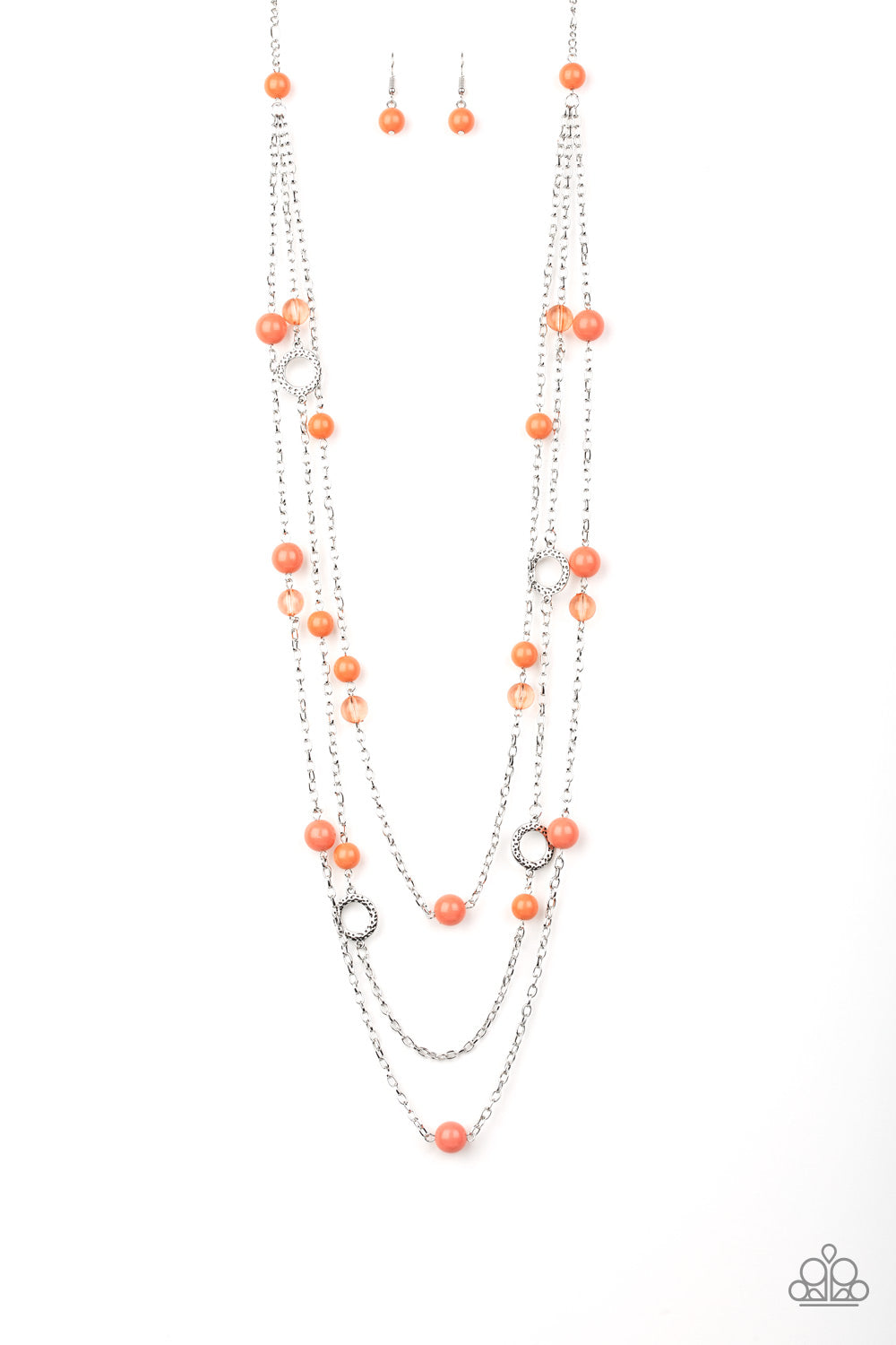 Paparazzi Necklace Brilliant Bliss - Orange