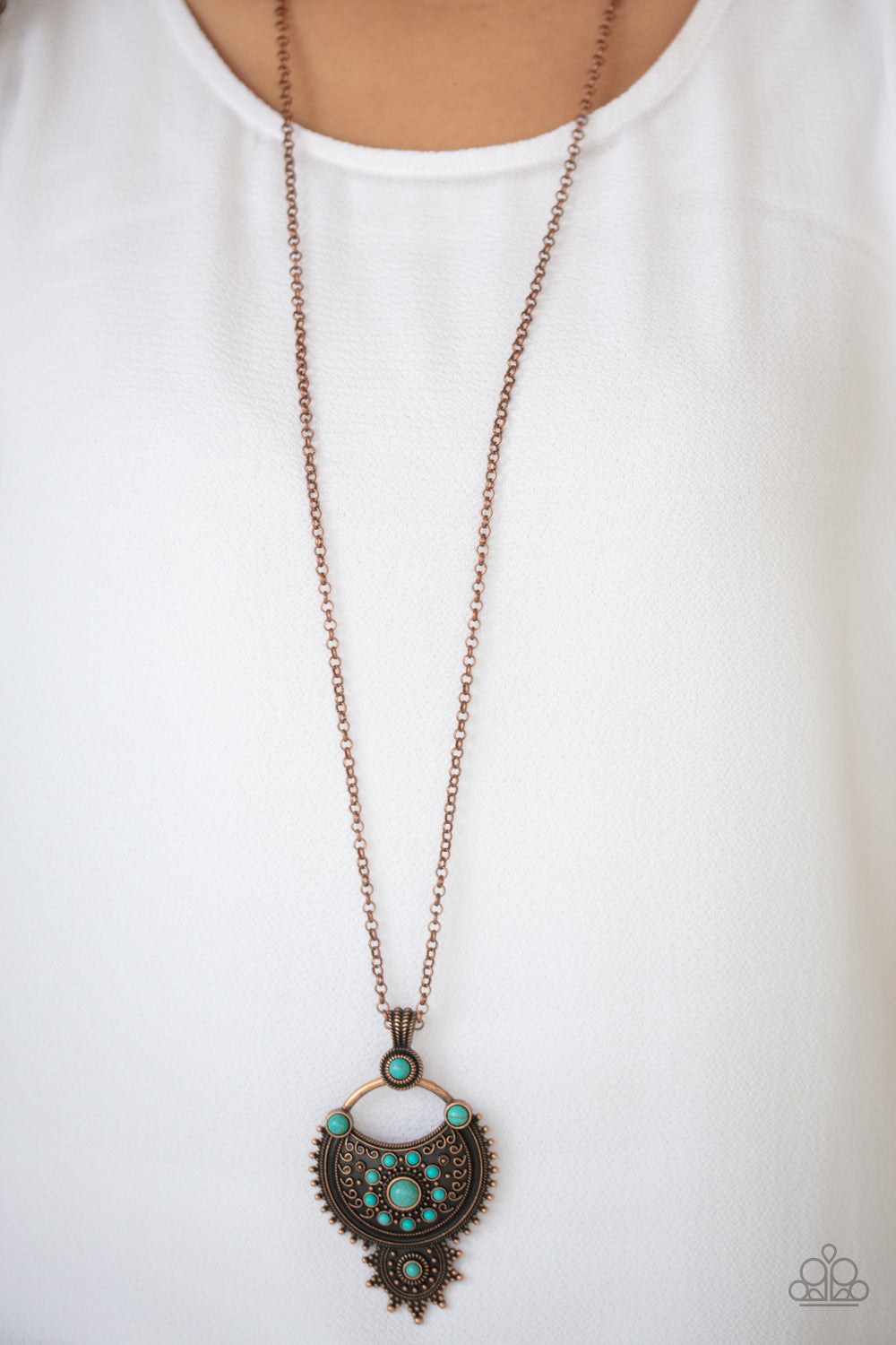 Paparazzi Necklace Solar Energy - Copper