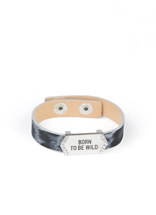 Paparazzi Bracelet Born To Be Wild - Silver 