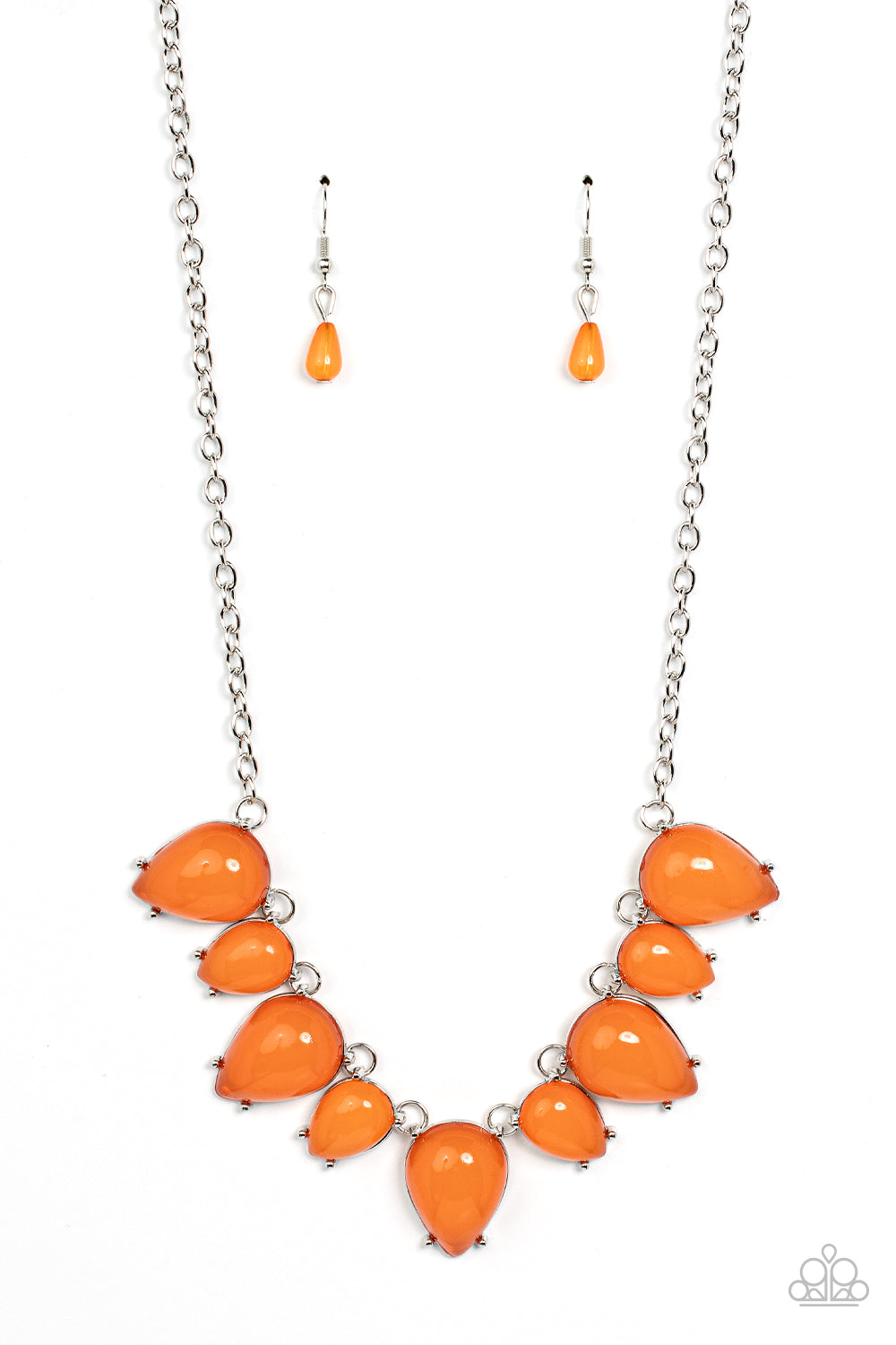 Paparazzi Necklace Pampered Poolside - Orange