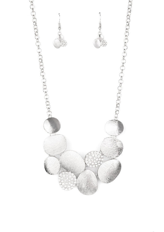 Paparazzi Necklace A Hard LUXE Story - White