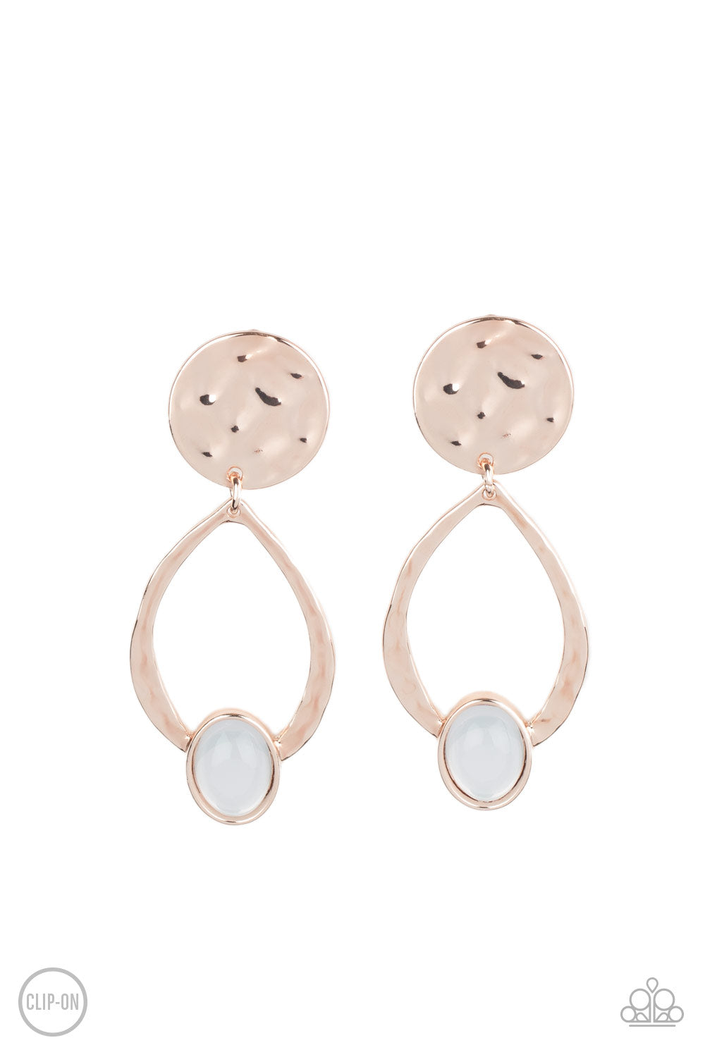 Opal Obsession - Rose Gold     CLIP-ON