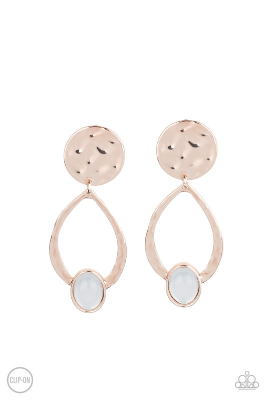 Opal Obsession - Rose Gold     CLIP-ON