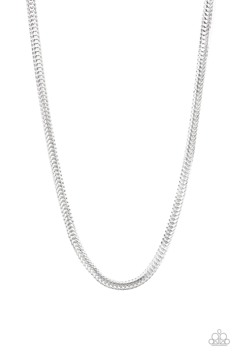 Paparazzi Necklace Knockout King - Silver