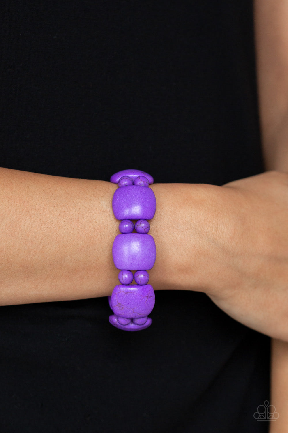 Paparazzi Bracelet Dont Be So NOMADIC! - Purple
