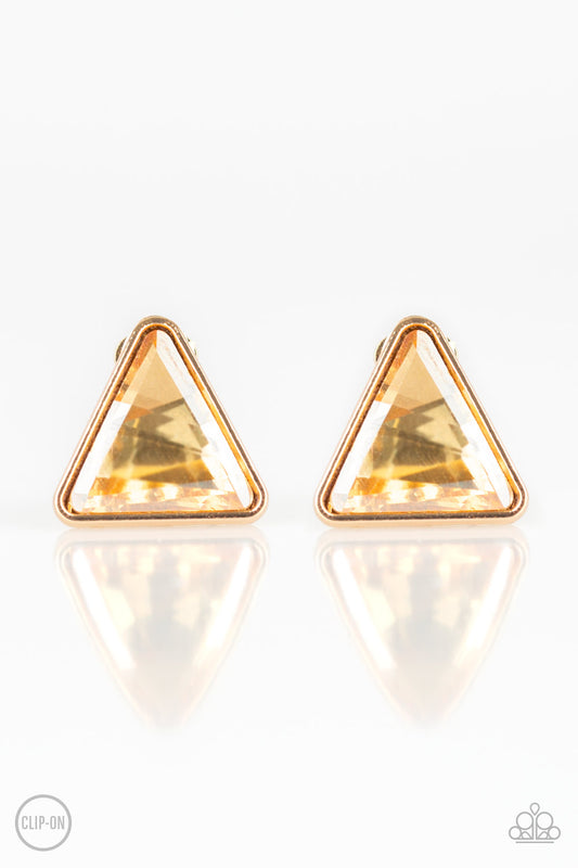 Timeless In Triangles - Gold