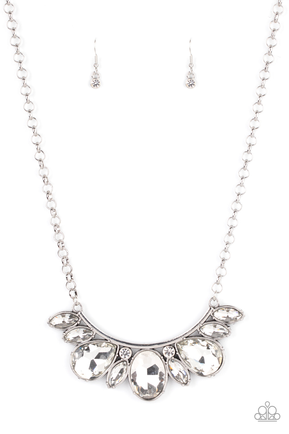 Paparazzi Necklace Never SLAY Never - White