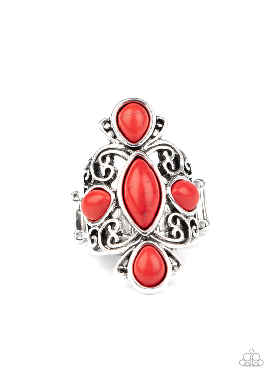 Paparazzi Ring Sahara Sweetheart - Red