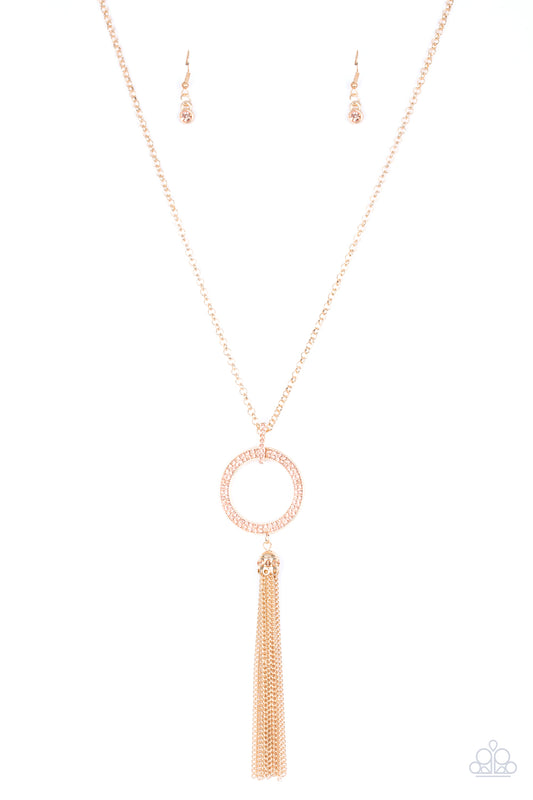 Paparazzi Necklace Straight To The Top - Gold