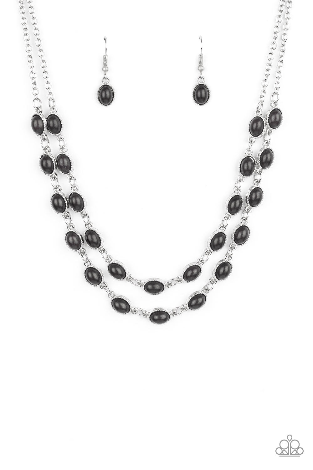 Paparazzi Necklace Sahara Safari - Black