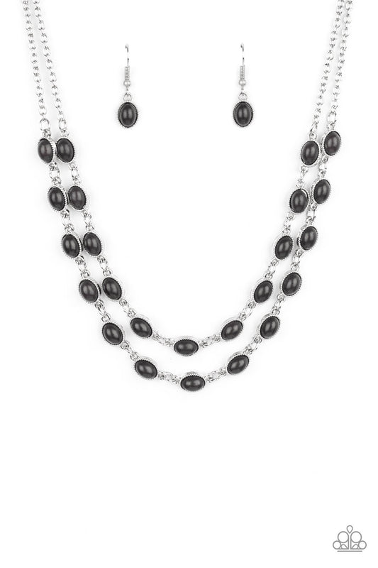 Paparazzi Necklace Sahara Safari - Black