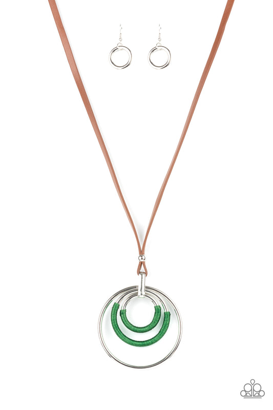 Paparazzi Necklace Hypnotic Happenings - Green