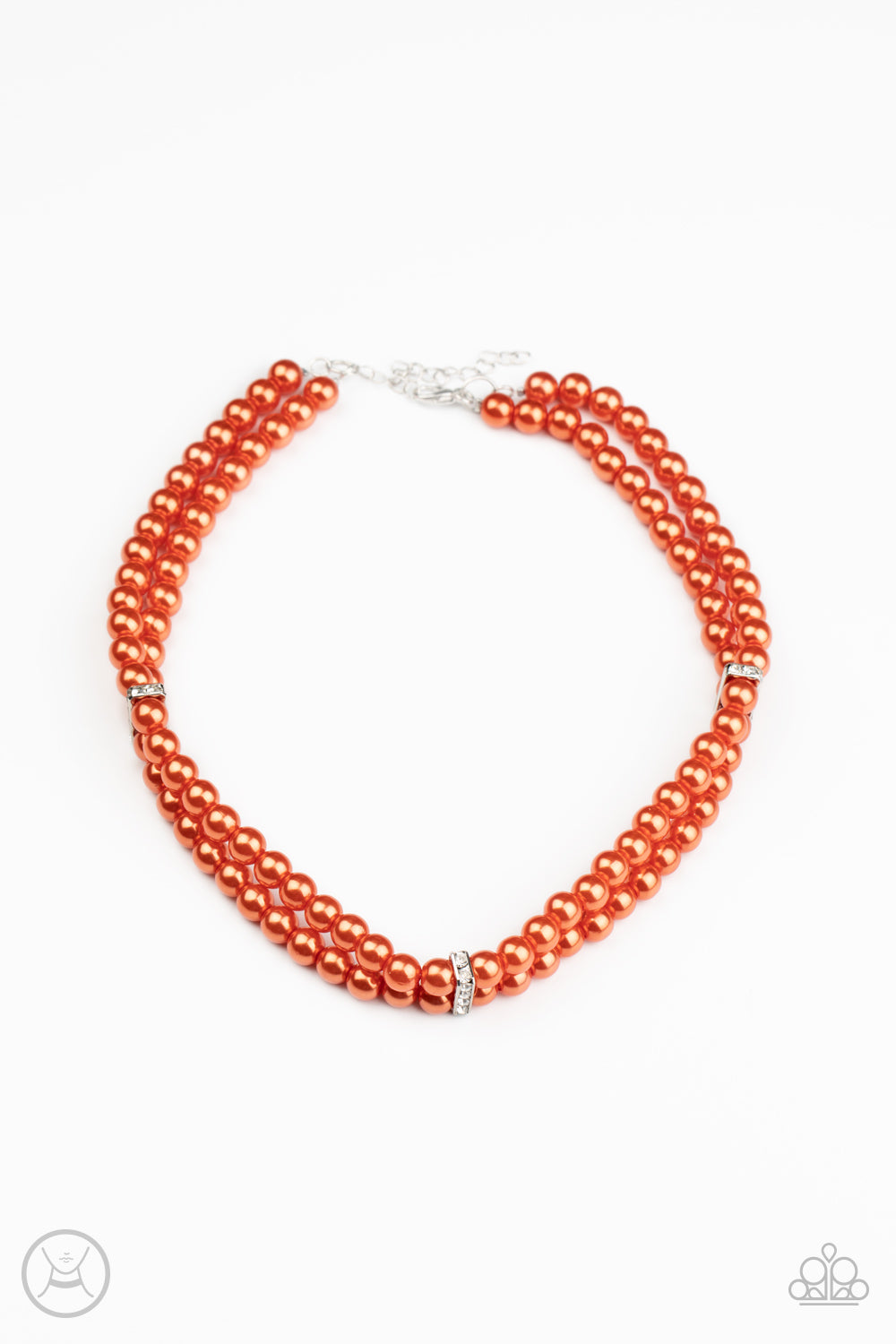 Paparazzi Necklace Put On Your Party Dress - Orange