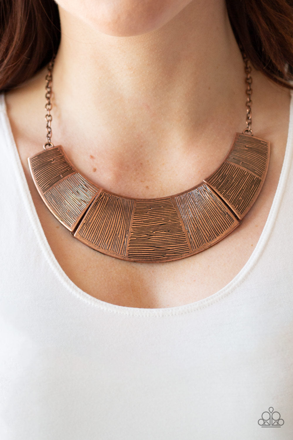 Paparazzi Necklace More Roar - Copper