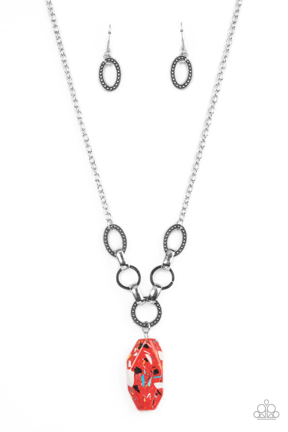 Paparazzi Necklace Mystical Mineral - Red