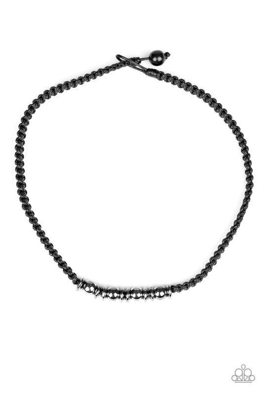 Paparazzi Necklace Metal Mechanics - Black 