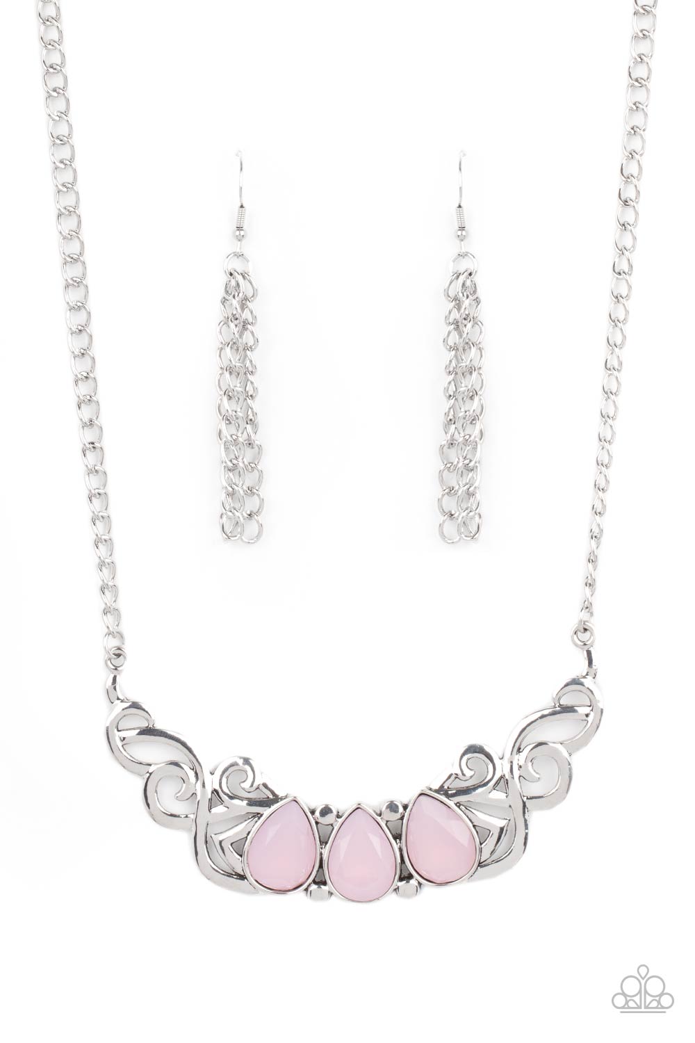 Paparazzi Necklace Heavenly Happenstance - Pink