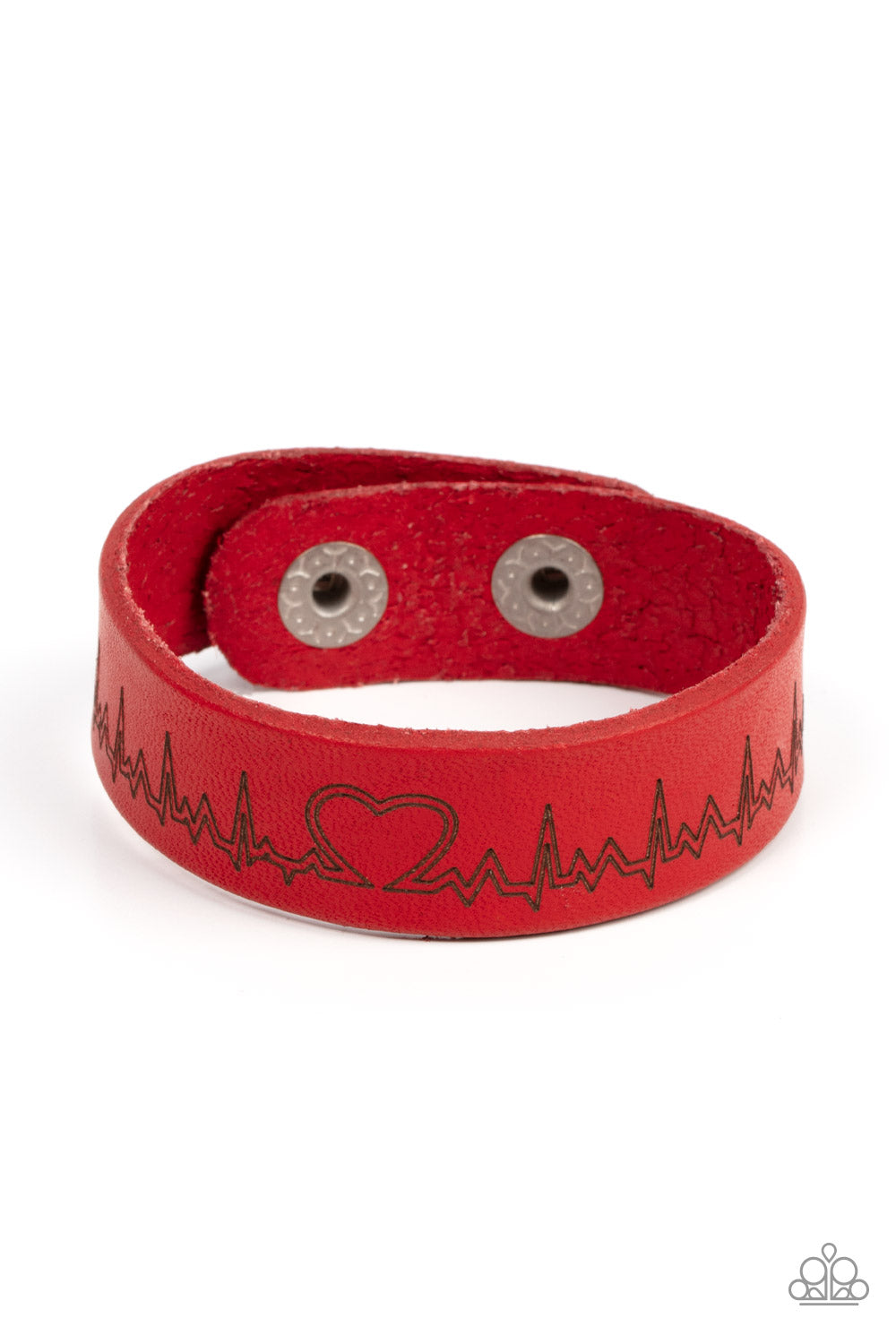 Paparazzi Bracelet Haute Heartbeat - Red