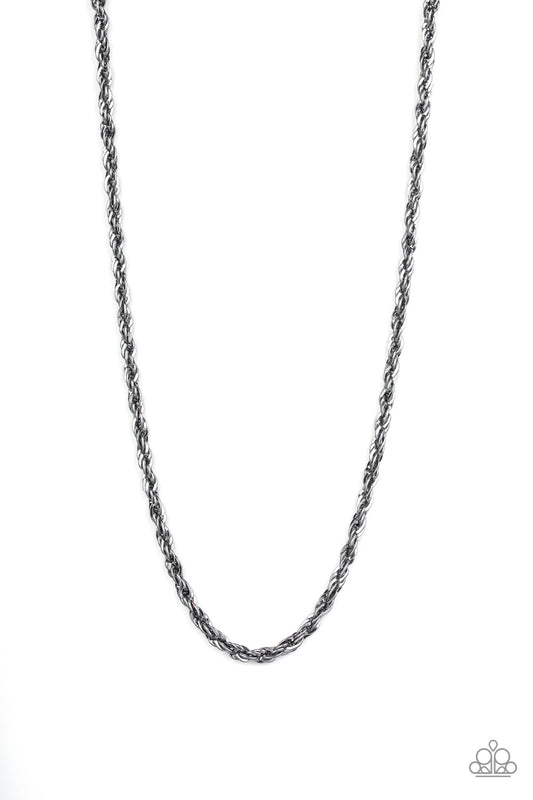 Paparazzi Necklace Instant Replay - Black